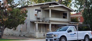 Fire-damaged Bakersfield multifamily property before reconstruction