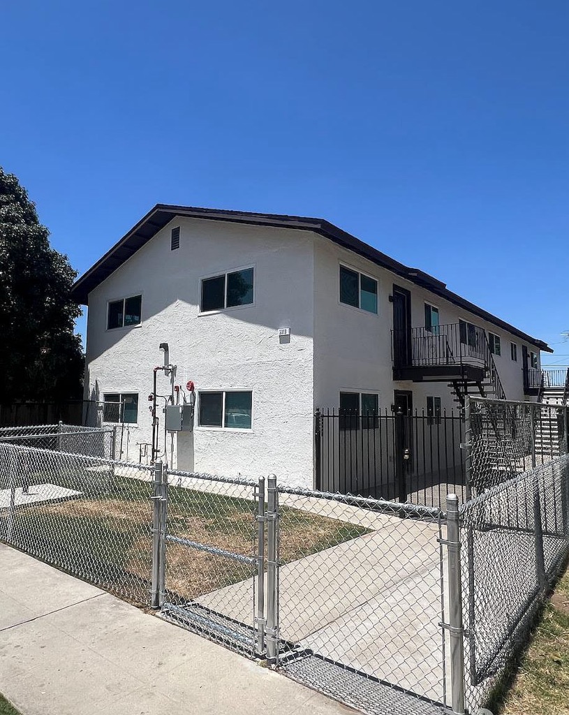 Tyler Avenue completed exterior after rehabilitation